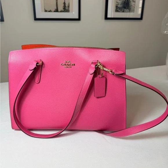 Coach Pink Shoulder Bag